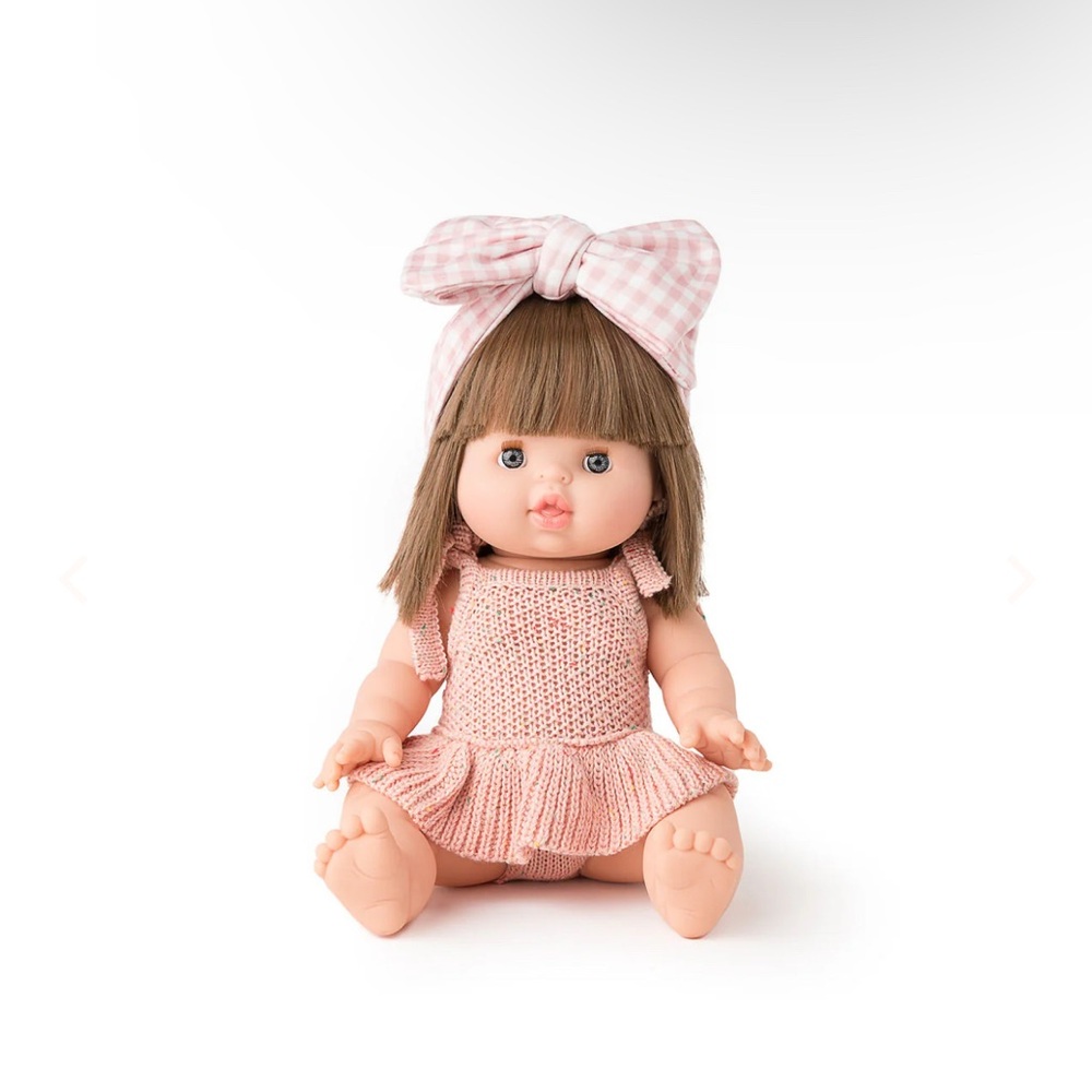 Pink Knitted Doll Dress (only 1 romper)